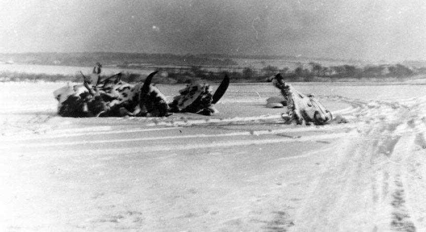 Zimmerman's Crash at the Nuthampstead Air Base - 24 December 1944  